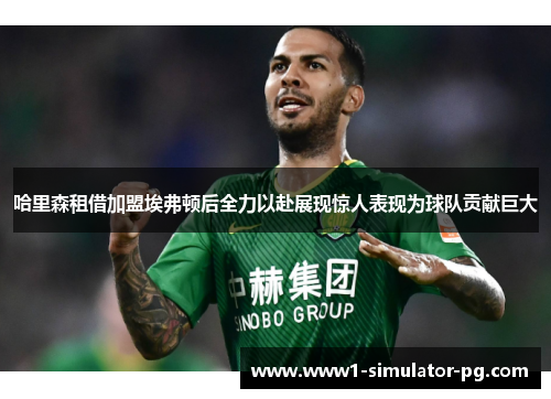 哈里森租借加盟埃弗顿后全力以赴展现惊人表现为球队贡献巨大